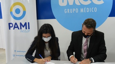 Con la presencia de Luana Volnovich, PAMI firmó un convenio con la clínica IMEC