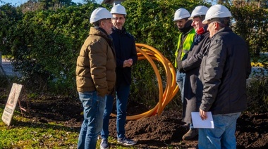 Avanza la obra de extensión de la red de gas natural en Junín