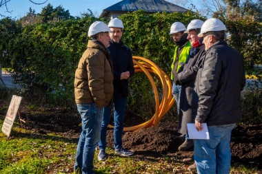 Avanza la obra de extensión de la red de gas natural en Junín