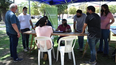 La Plaza Colón fue el escenario de la salida de Gabinete