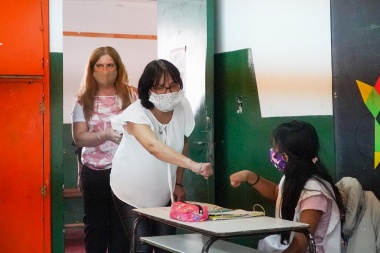 Inspectora Distrital de Educación calificó de "histórico" el regreso a clases presenciales