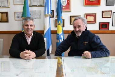 Britos recibió a De la Torre y a Juan José Esper para hablar sobre seguridad