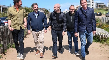 Rodríguez Larreta y Santilli con Ritondo, en Pinamar: "Nos estamos preparando para gobernar"