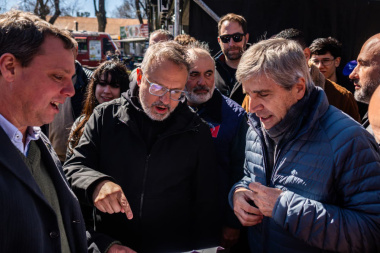 Caputo y Valenzuela pasaron por la Exposición Rural de Chivilcoy