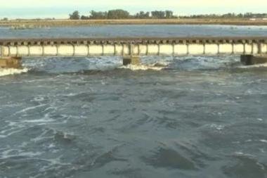 Alarma por el avance del Río Salado sobre la Ruta 5