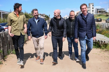 Rodríguez Larreta y Santilli con Ritondo, en Pinamar: "Nos estamos preparando para gobernar"