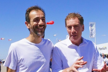 Petrecca apoyó en redes el lanzamiento de Santilli