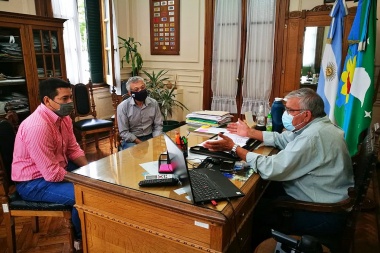 Intendente de Bragado recibió a directivos de Eden por los cortes de energía