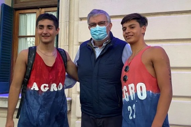 Gatica desayunó con más de 400 alumnos del secundario en el UPD