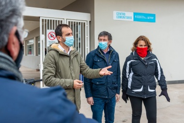 Ocaña, Campagnoli y Posse estuvieron en Junín con Petrecca
