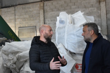 Planta de Reciclaje: se realizó una carga de 15.000 kilos de residuos en Chacabuco