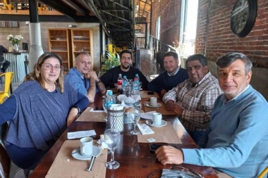 Buil estuvo en Junín con dirigentes del Partido del Diálogo