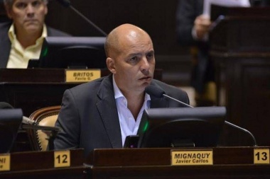 Mignaquy, un dirigente que fue intendente y diputado, por segunda vez, ingresando desde el banco