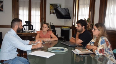 Gentile recibió en 9 de Julio a autoridades de la Región Sanitaria II