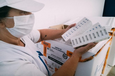 Llegaron 3200 dosis del segundo componente para municipios de la Región Sanitaria III