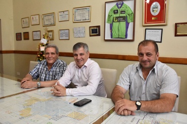 Britos recibió en Chivilcoy al Secretario General de la CGT