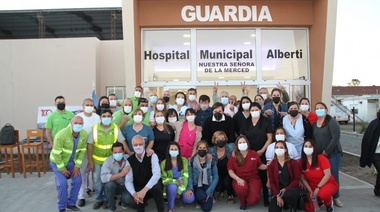 En Alberti, trabajadores de la salud comenzaron a percibir el pago de SAMO