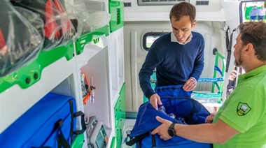 Llegaron las ambulancias de Same y el oficialismo volvió a pasar factura a la oposición