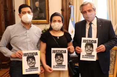 Alberto Fernández recibió a los padres de Fernando Báez Sosa