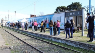 El tren sanitario dejó Junín con un importante número de asistencias