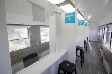 El Tren Sanitario vuelve a la cuarta para recorrer seis distritos