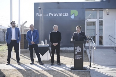 "No vamos a permitir que destruyan el estado", dijo Kicillof en Pehuajó