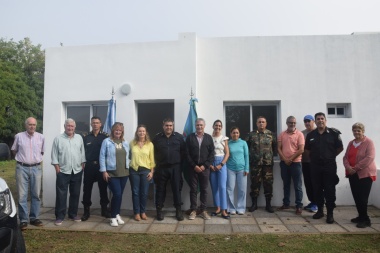 Gentile reinauguró el destacamento policial de Quiroga
