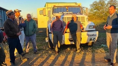 Reynoso se reunió con transportistas sobre Ruta Nacional 33 en Rivadavia