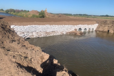 Habilitaron el paso alternativo en el puente Cuero de Zorro entre Rivadavia y Trenque Lauquen