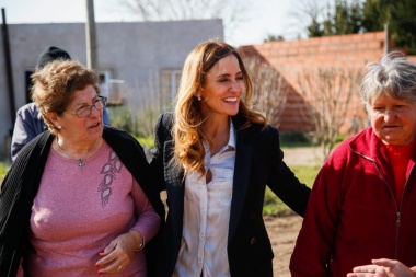 Victoria Tolosa Paz estuvo en Nueve de Julio y desplegó una variada agenda