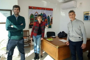 Giaccone y Franetovich recorrieron la Cuarta para apoyar a las listas de Vamos Con Vos