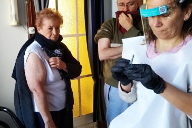 Pinto superó el 92% de los vecinos vacunados con una dosis
