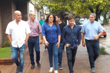 Kicillof pasó por 9 de Julio, Bragado y Chivicoy y apuntó a Vidal y Macri: "están rompiendo todo", sentenció