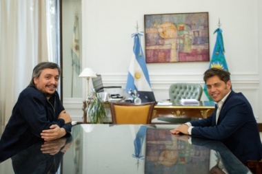 Kicillof recibió a Máximo Kirchner en gobernación: fondos y respaldo de nación por la deuda