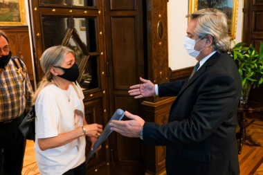El presidente Fernández recibió a los padres de Úrsula Bahillo