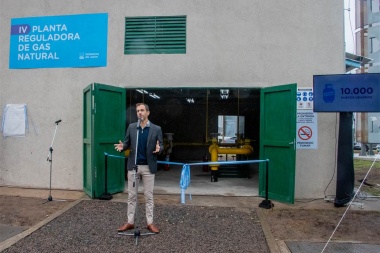 A un año de la cuarta planta de gas, Petrecca la señaló como "hito de gestión"