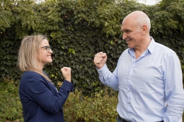 Espert y Píparo en la cuarta respaldando a sus precandidatos de Avanza Libertad