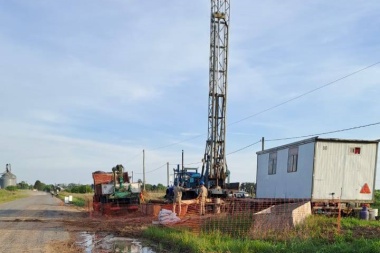 Seis nuevos pozos fortalecerán la red de agua corriente en Alberti