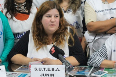 SUTEBA Junín anunciará detalles de la movilización del 25 en la ciudad