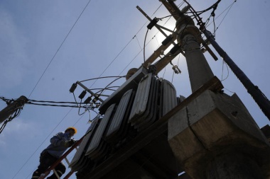 El temporal provocó daños en el servicio eléctrico de Junín