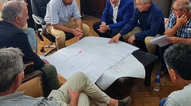 Reynoso con el presidente de Camuzzi analizaron la extensión del gas natural en el distrito de Rivadavia