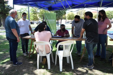 La Plaza Colón fue el escenario de la salida de Gabinete