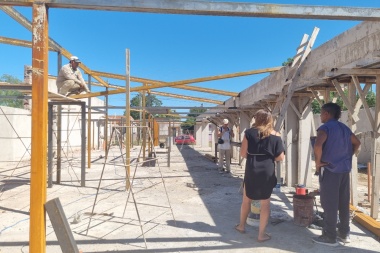 Avanza la obra del nuevo Centro de Desarrollo Infantil en Junín