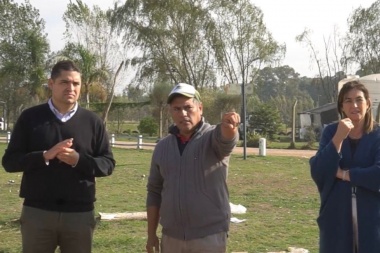 Tiempo electoral: Palacios visitó a Flexas en Viamonte