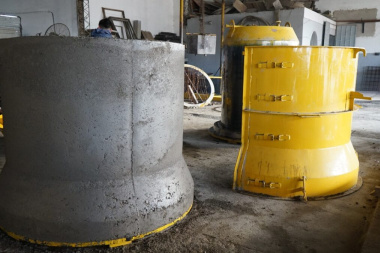 Trenque Lauquen fabricará caños de hormigón para obras de agua y cloaca