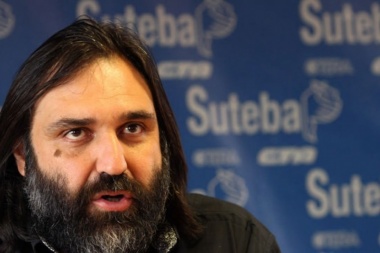 Baradel dijo que la adhesión al paro docente es "muy importante" en la Provincia