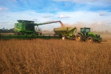 Solo resta cosechar un 20% de lotes con soja y las ventas contonúan a buen ritmo