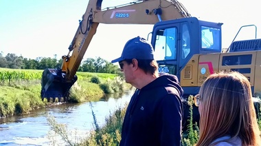 En Carlos Casares trabajan para prevenir el avance del agua