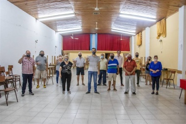 Petrecca se reunió con fomentistas y les agradeció por el acompañamiento en un año difícil