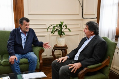Con una amplia agenda de actividades, Barenghi recibió a Alberto Sileoni